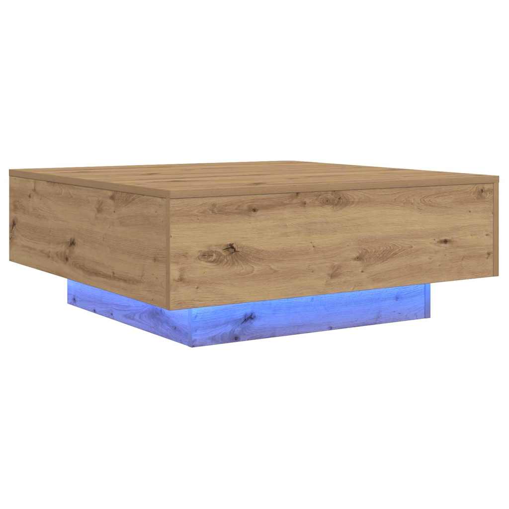 Coffee Table Artisan Oak 80 x 80 x 31 cm Engineered Wood
