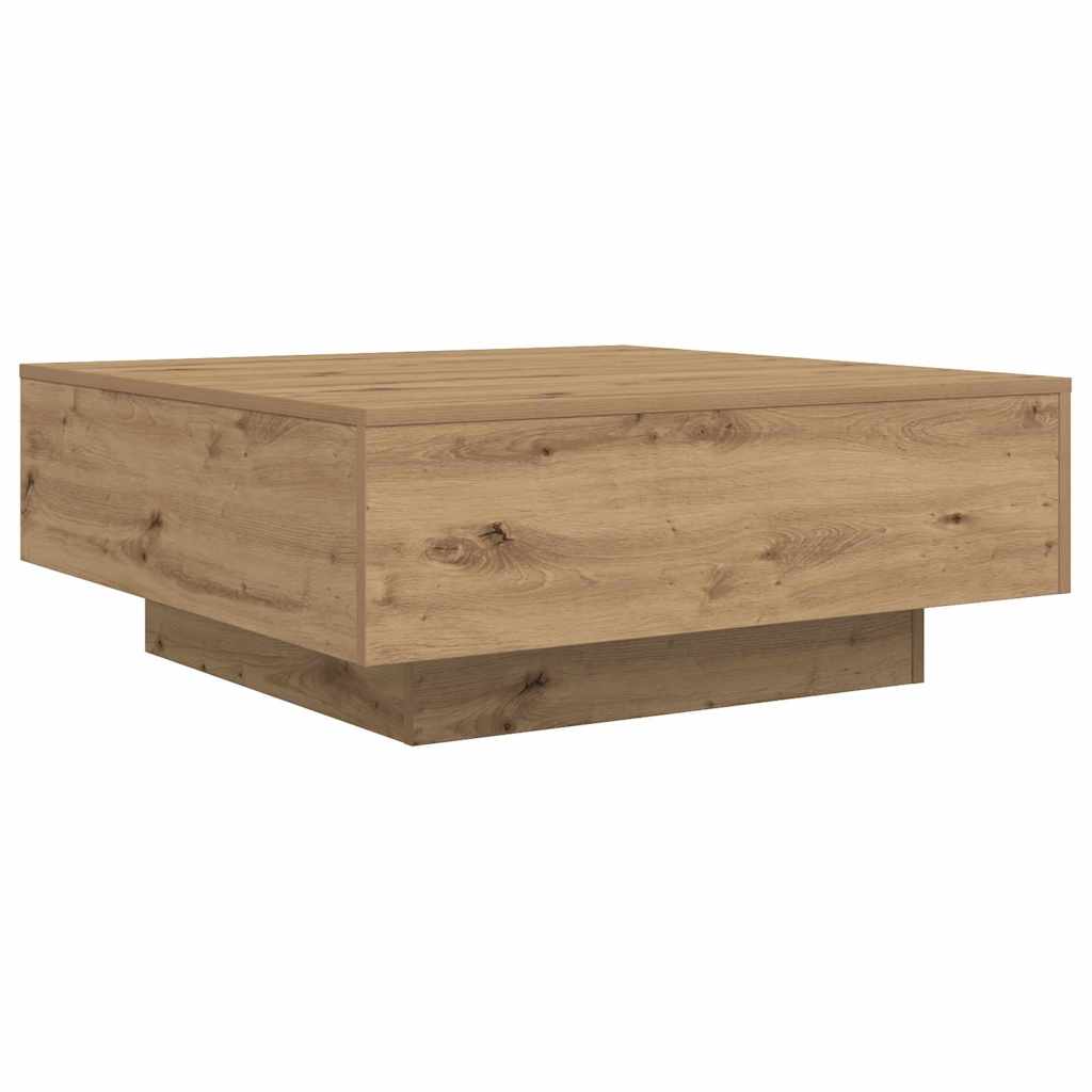 Coffee Table Artisan Oak 80 x 80 x 31 cm Engineered Wood