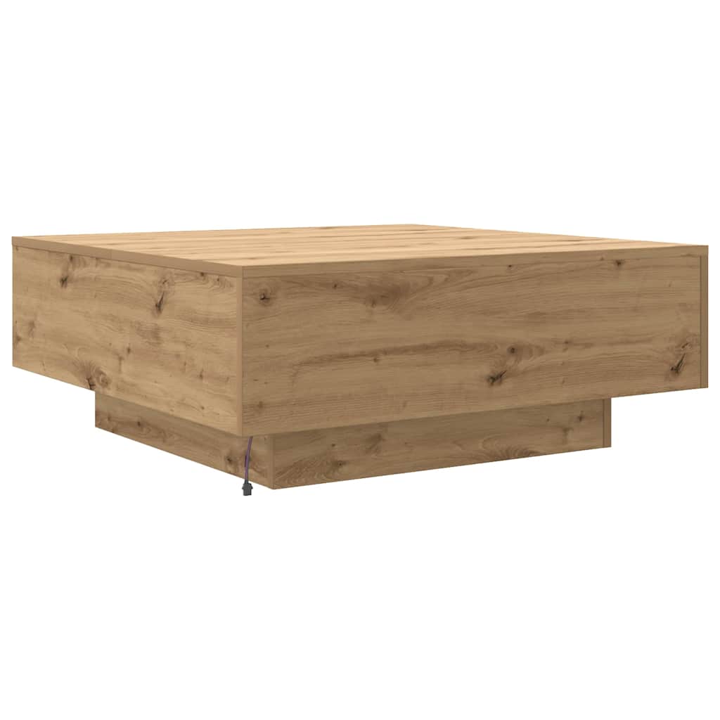 Coffee Table Artisan Oak 80 x 80 x 31 cm Engineered Wood