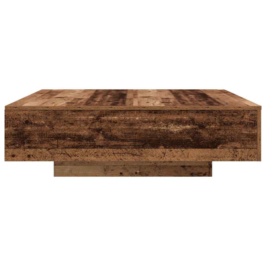 Coffee Table Old Wood 100 x 100 x 31 cm Engineered Wood