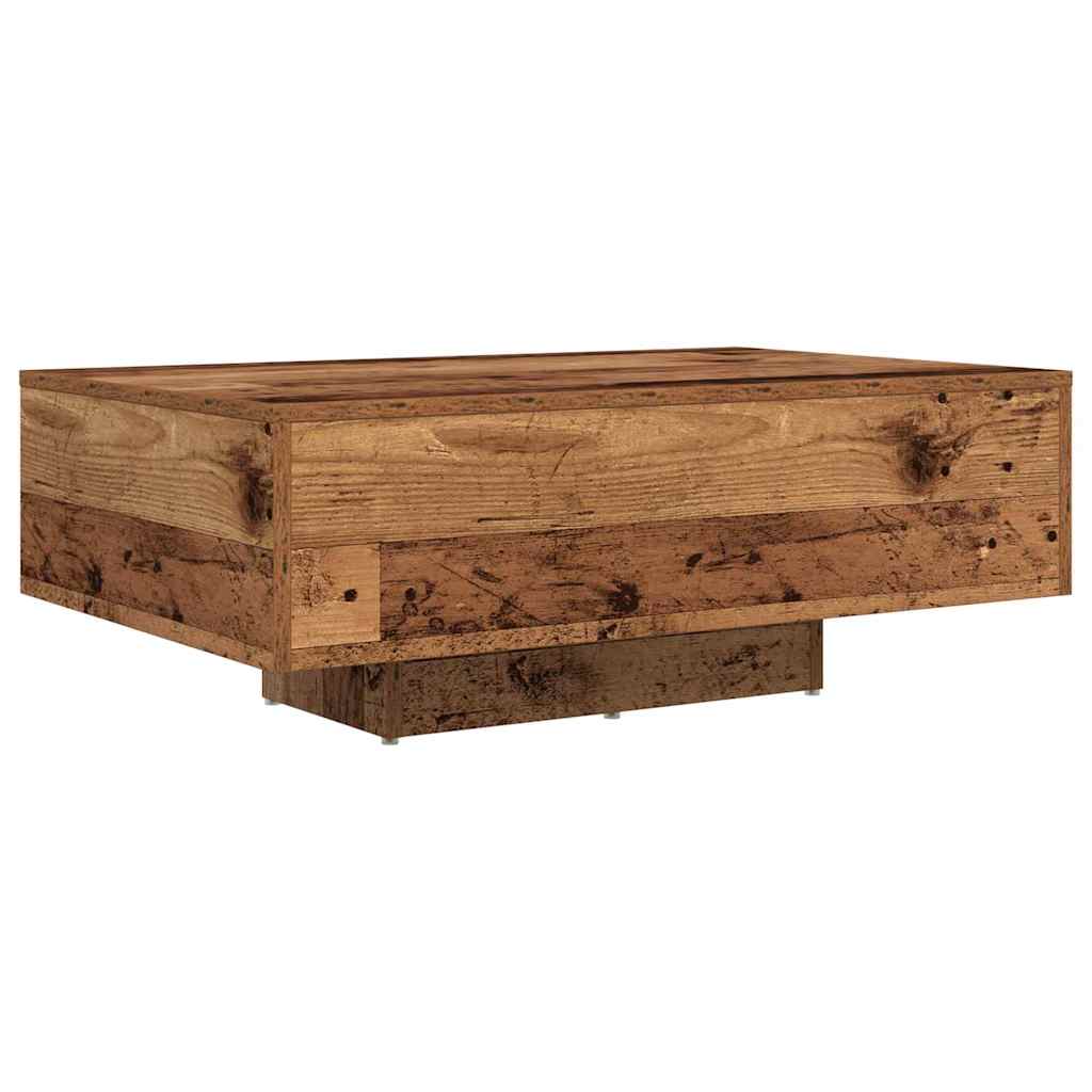 Coffee Table Old Wood 85 x 55 x 31 cm Engineered Wood