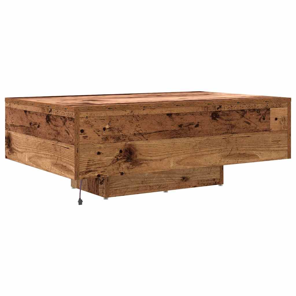 Coffee Table Old Wood 85 x 55 x 31 cm Engineered Wood