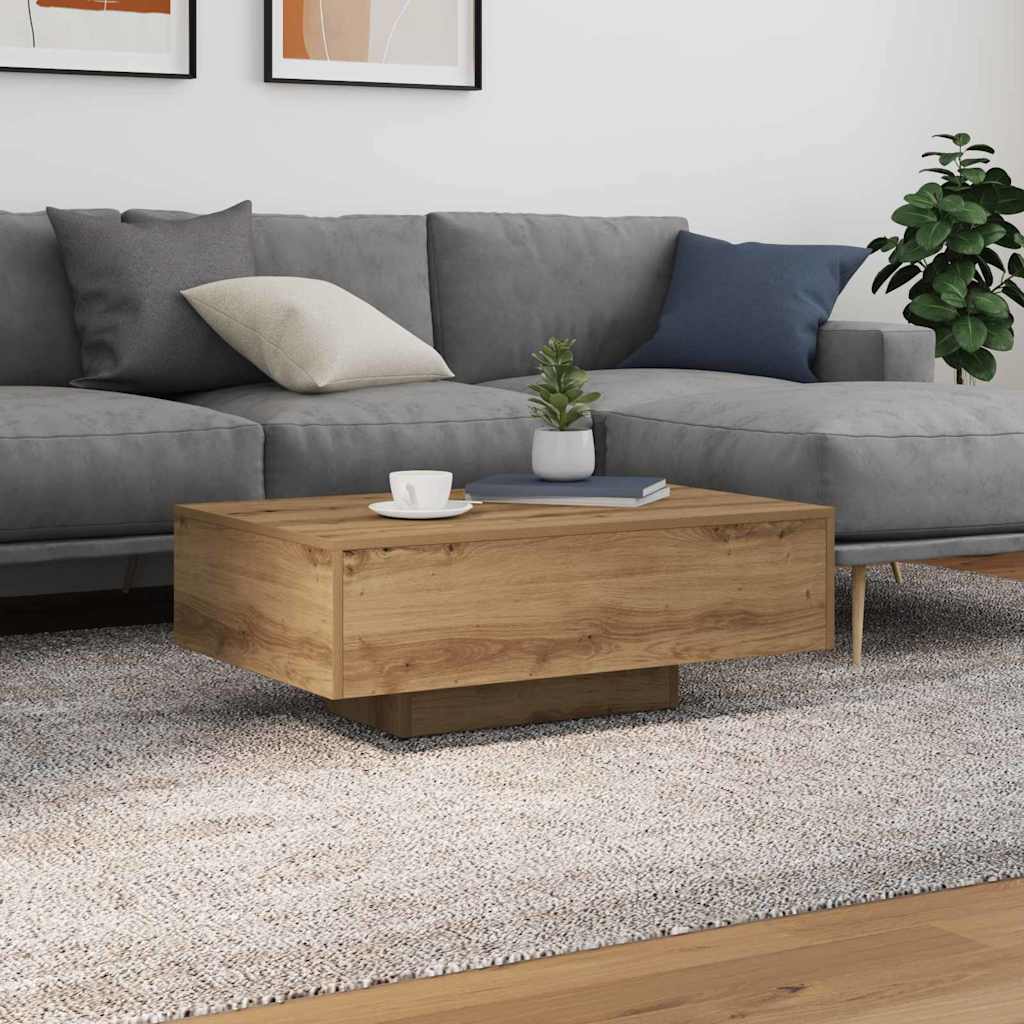 Coffee Table Artisan Oak 85 x 55 x 31 cm Engineered Wood