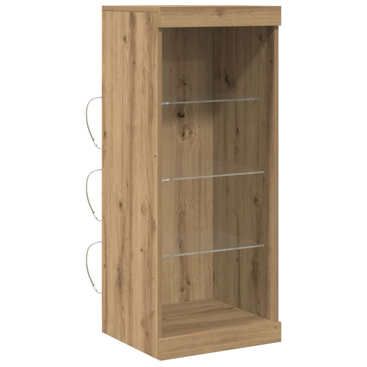LED Sideboard Artisan Oak 41 x 37 x 100 cm Engineered Wood