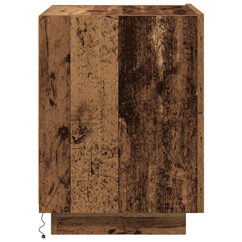 Bedside Cabinet Old Wood 45 x 40 x 55 cm Engineered Wood