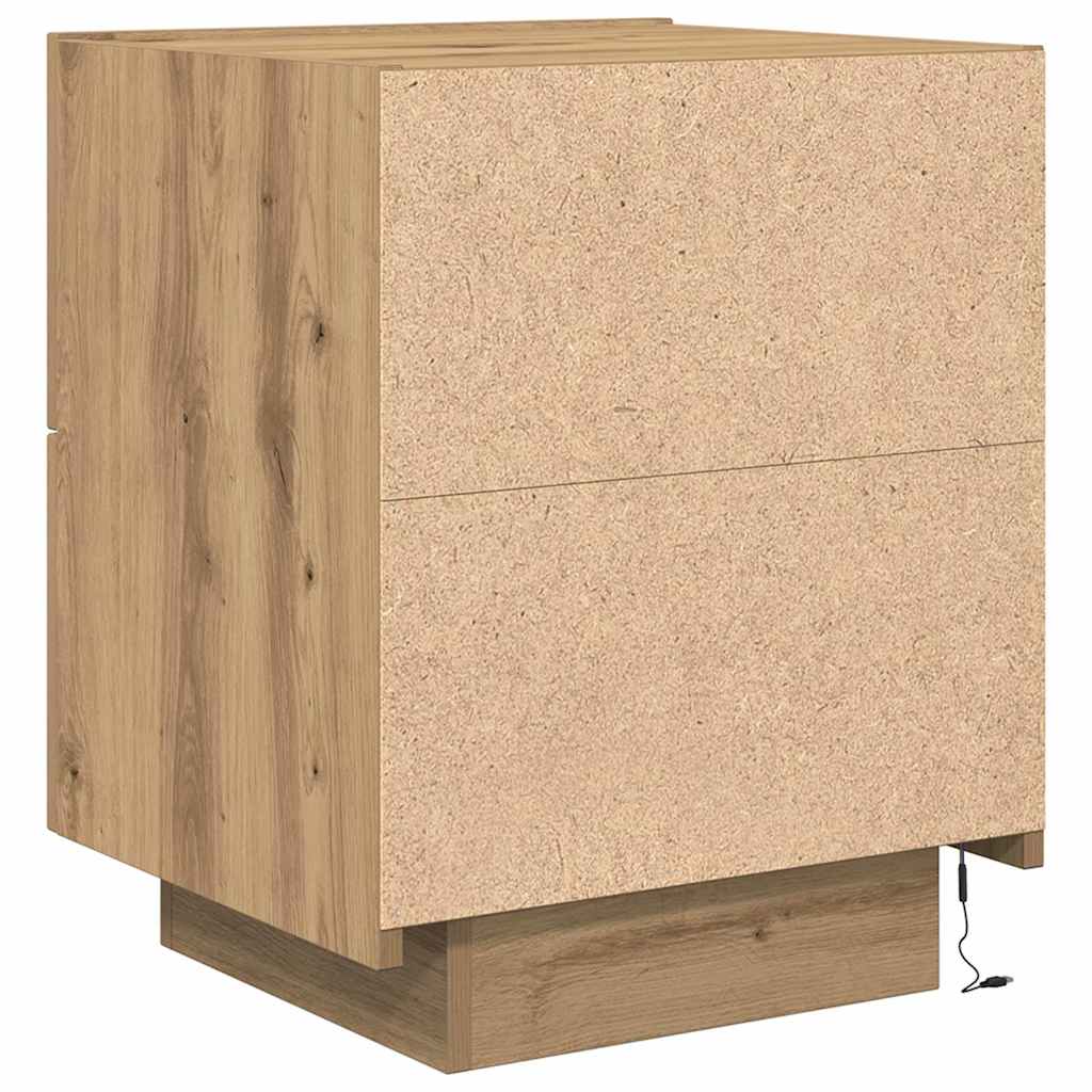 Bedside Cabinet Artisan Oak 45 x 40 x 55 cm Engineered Wood
