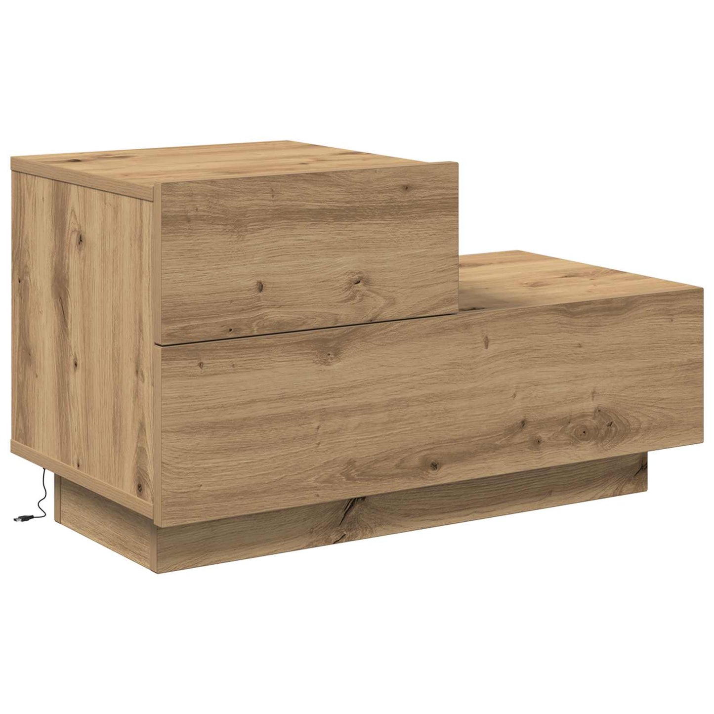 Bedside Cabinet Artisan Oak 70 x 36 x 40.5 cm Engineered Wood