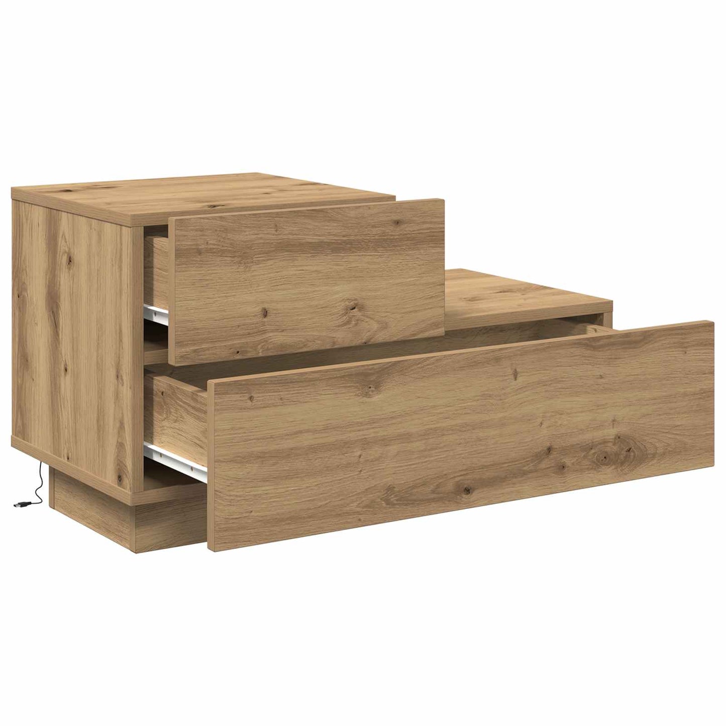 Bedside Cabinet Artisan Oak 70 x 36 x 40.5 cm Engineered Wood