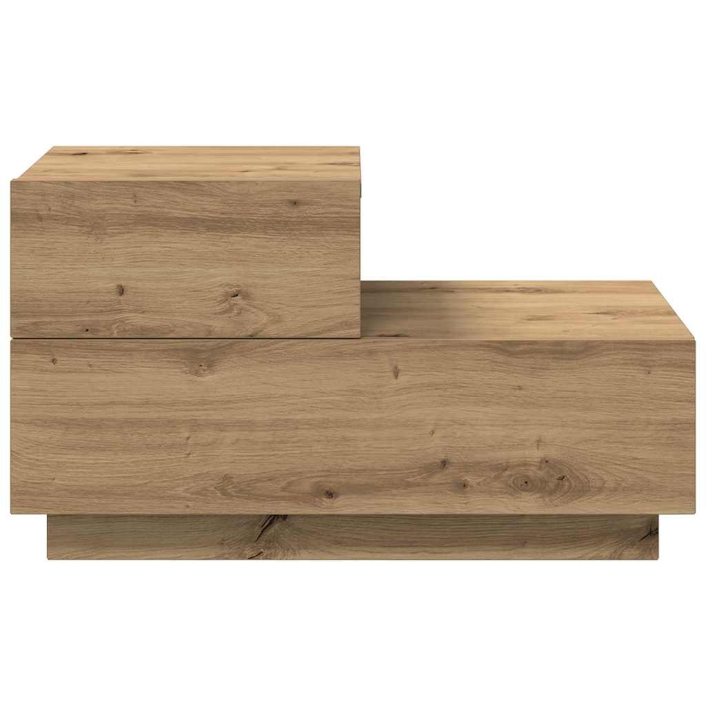 Bedside Cabinet Artisan Oak 70 x 36 x 40.5 cm Engineered Wood