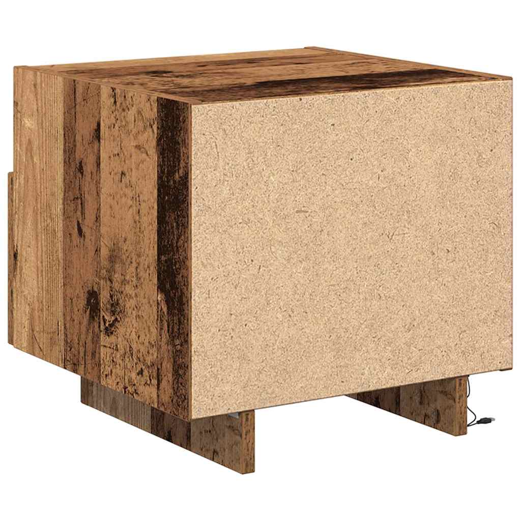 Bedside Cabinet Old Wood 40 x 39 x 37 cm Engineered Wood