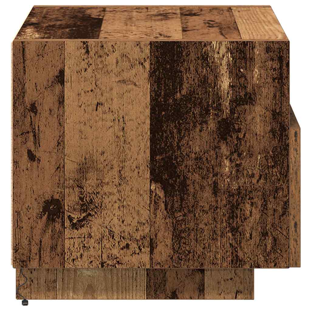 Bedside Cabinet Old Wood 40 x 39 x 37 cm Engineered Wood