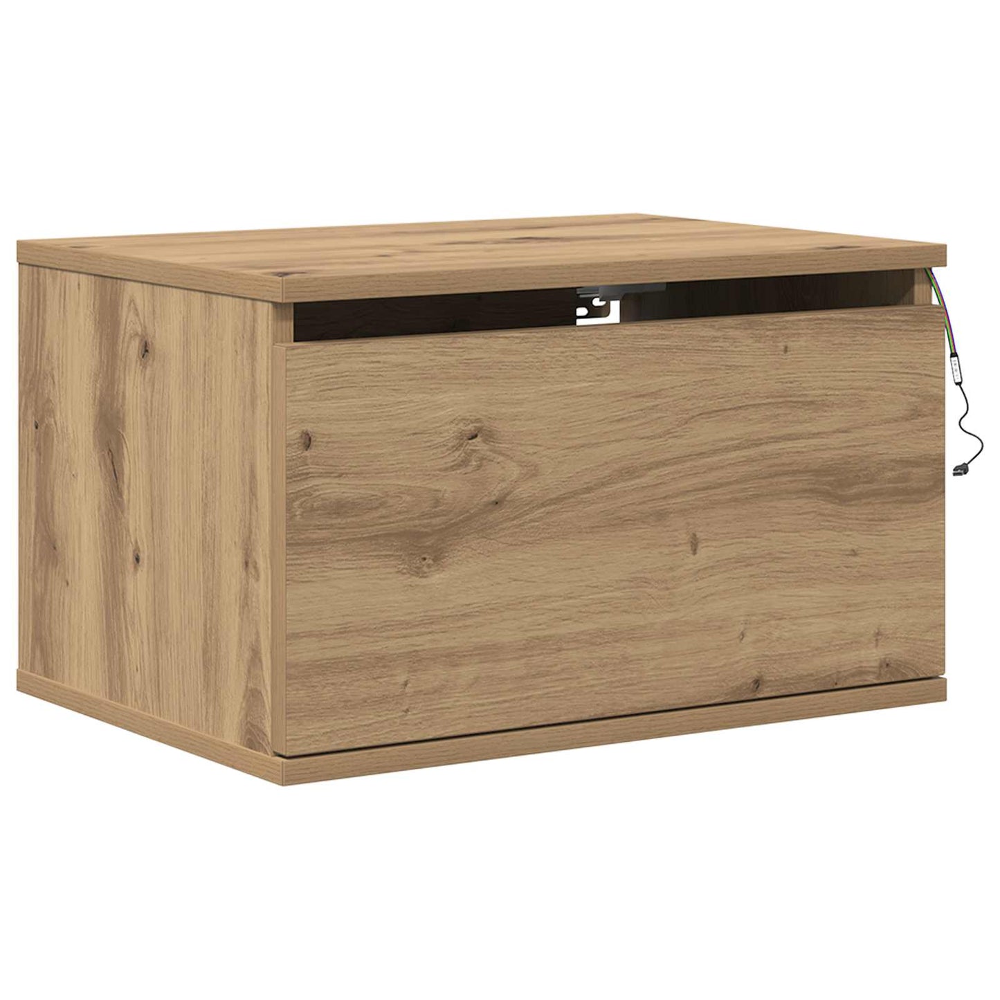 Wall-mounted Bedside Cabinet 2 pcs Artisan Oak 50 x 36 x 30 cm