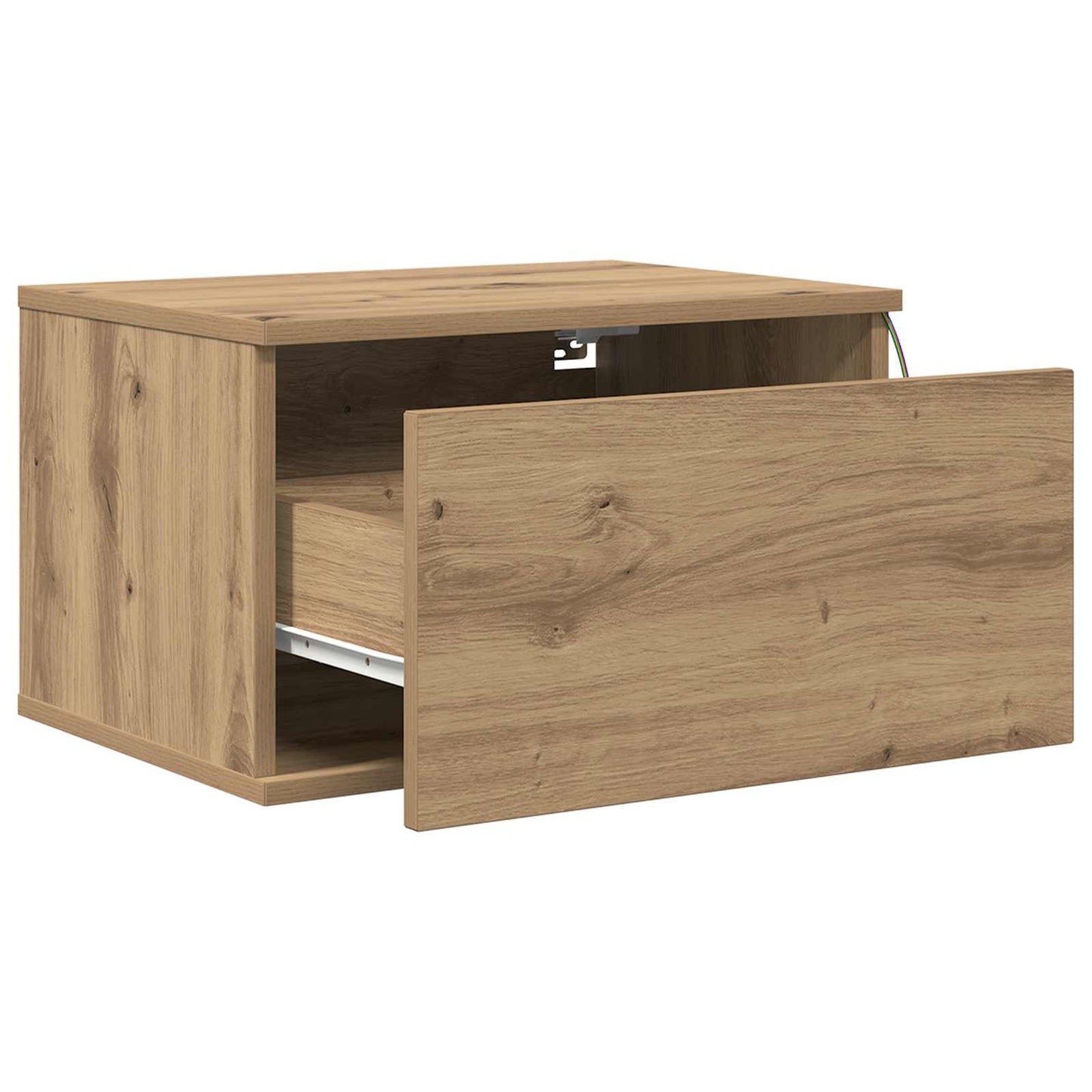 Wall-mounted Bedside Cabinet 2 pcs Artisan Oak 50 x 36 x 30 cm