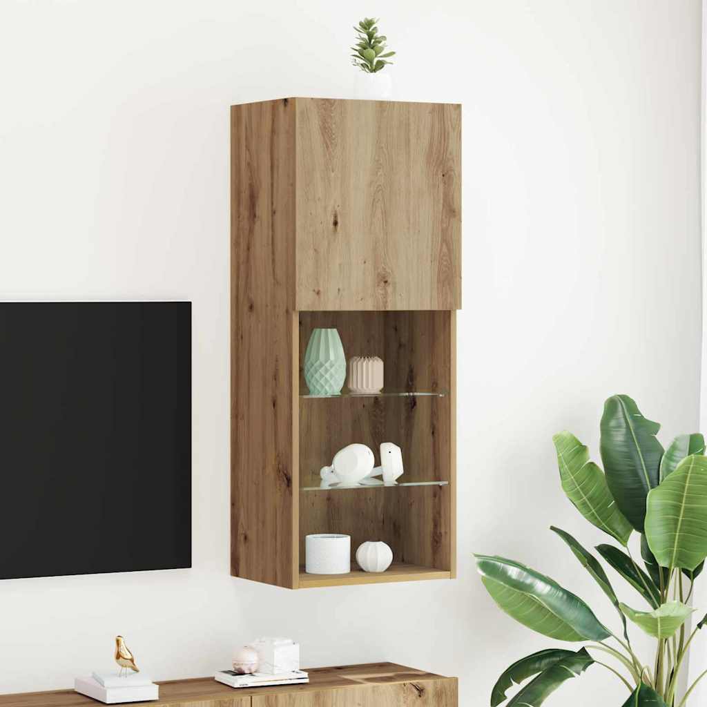 TV Cabinet Set Artisan Oak 40.5 x 30 x 102 cm Engineered Wood