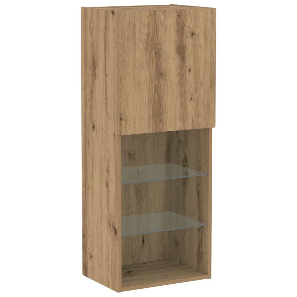 TV Cabinet Set Artisan Oak 40.5 x 30 x 102 cm Engineered Wood