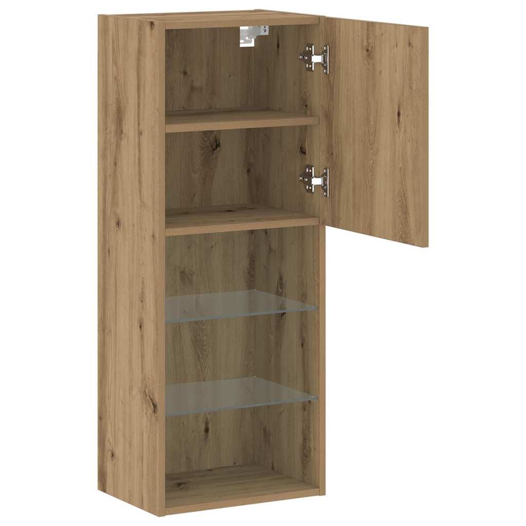 TV Cabinet Set Artisan Oak 40.5 x 30 x 102 cm Engineered Wood