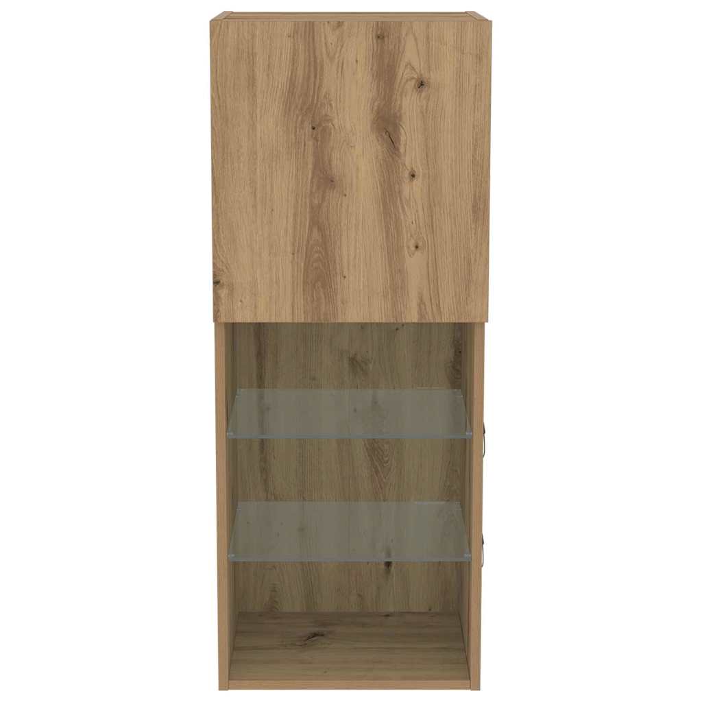 TV Cabinet Set Artisan Oak 40.5 x 30 x 102 cm Engineered Wood