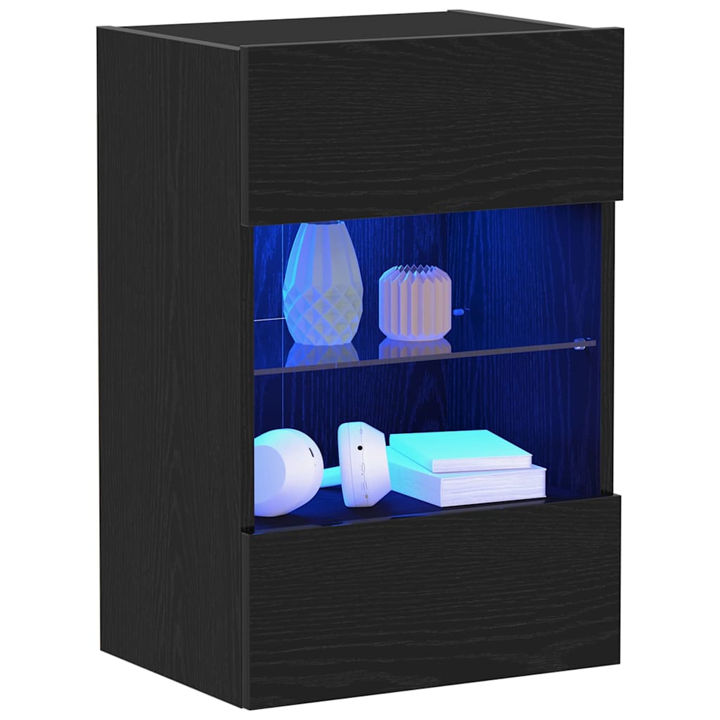TV Cabinet Set Black 40 x 30 x 60.5 cm Engineered Wood