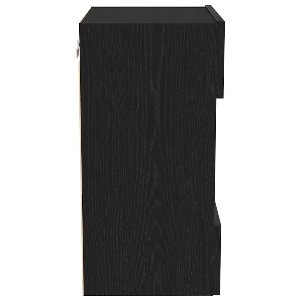 TV Cabinet Set Black 40 x 30 x 60.5 cm Engineered Wood