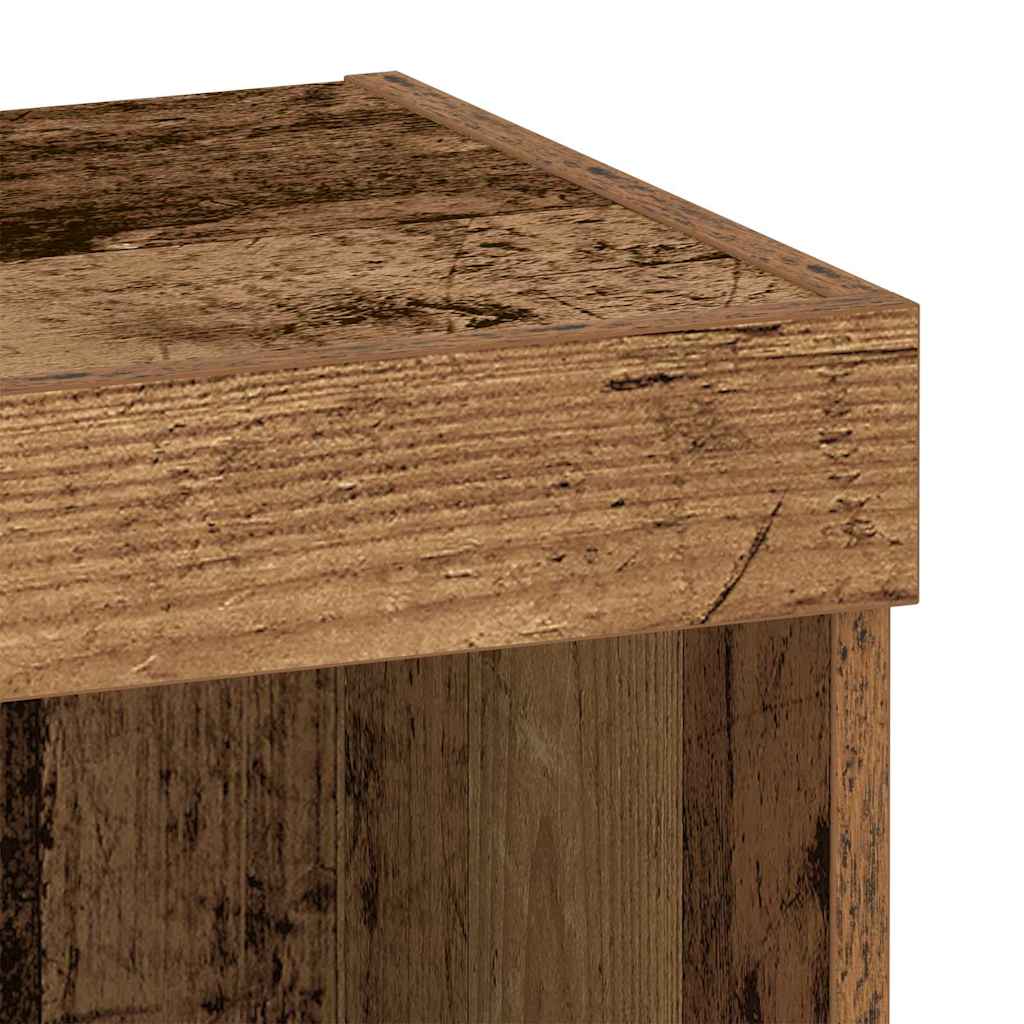 TV Cabinet Set 2 pcs Old Wood 40 x 30 x 30 cm Engineered Wood