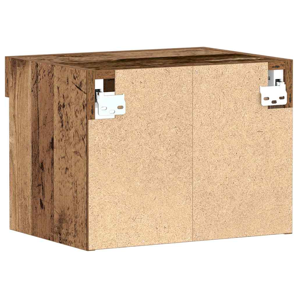 TV Cabinet Set 2 pcs Old Wood 40 x 30 x 30 cm Engineered Wood