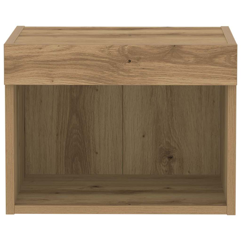 TV Cabinet Set with LED 2 pcs Artisan Oak 40 x 30 x 30 cm