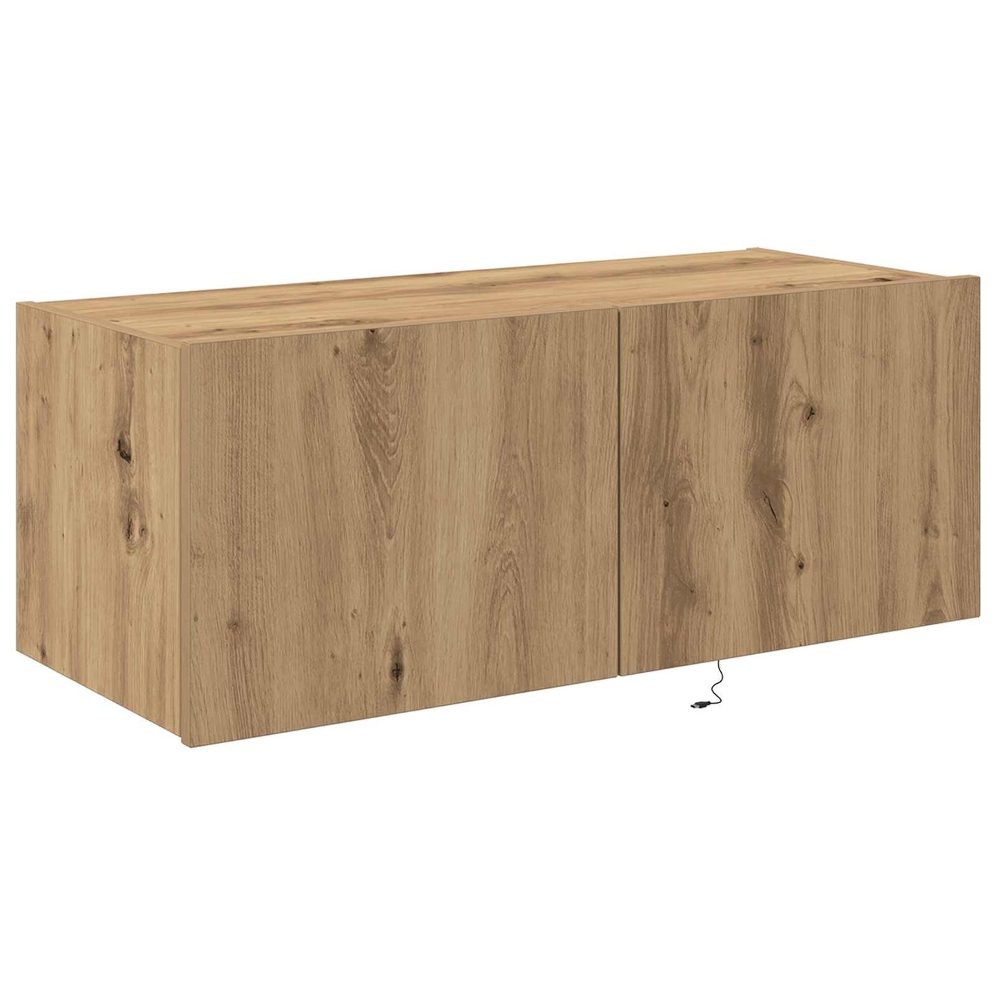 TV Wall Cabinet Artisan Oak 80 x 35 x 31 cm Engineered Wood