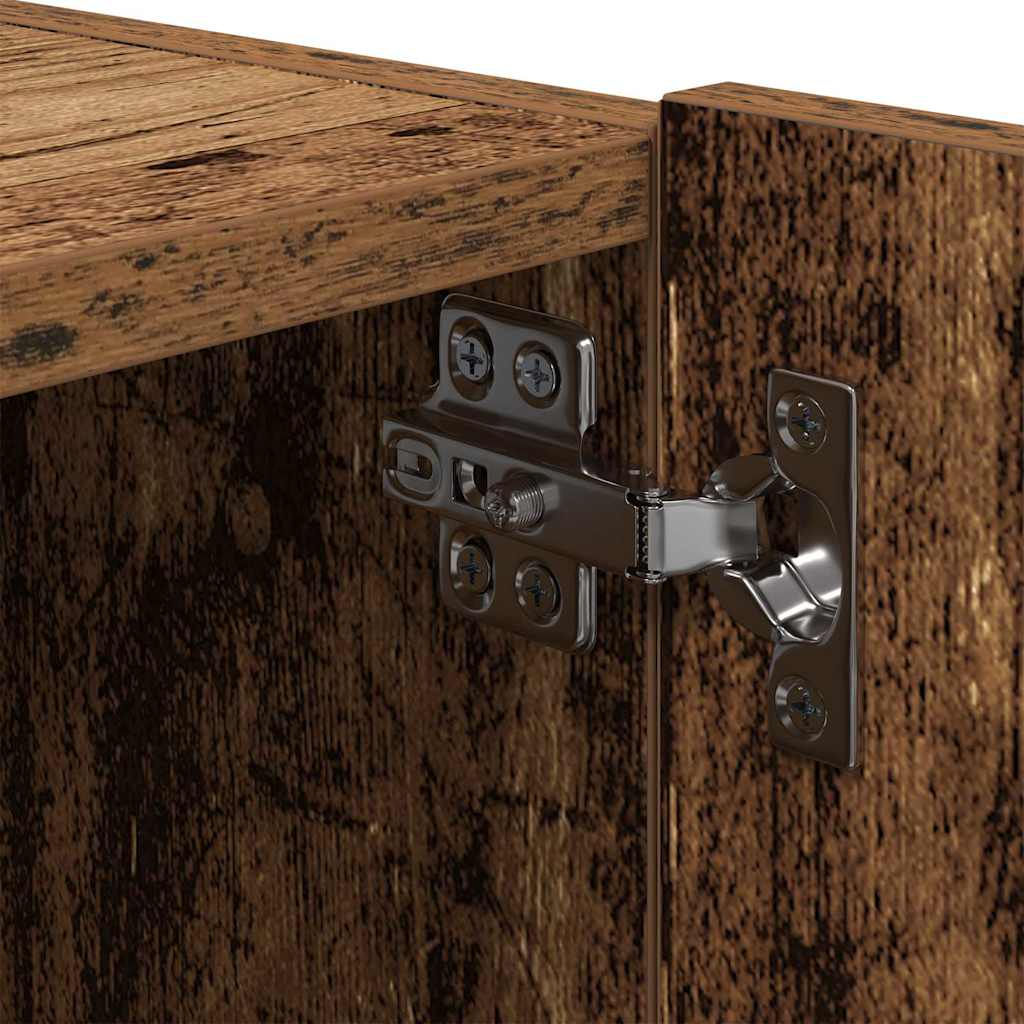 TV Wall Cabinet 2 pcs Old Wood 100 x 35 x 31 cm Engineered Wood