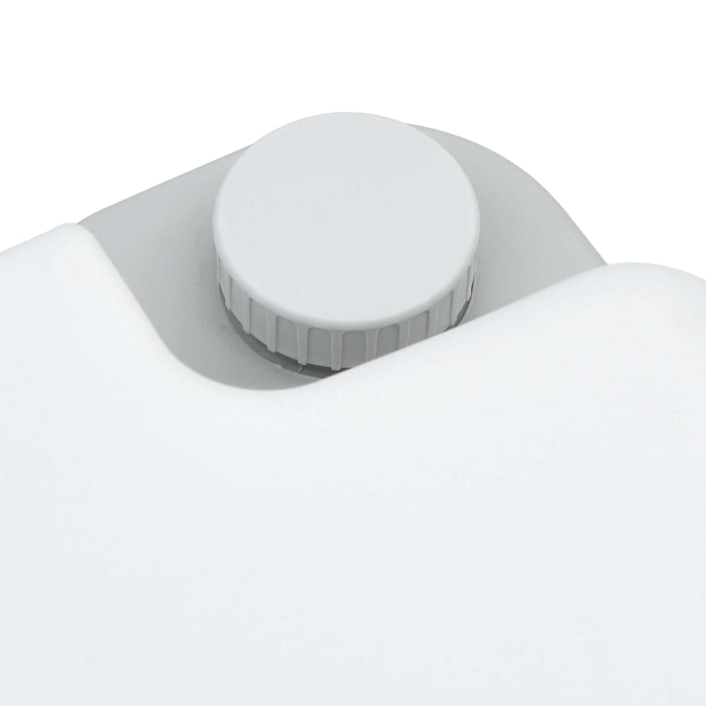 Camping Toilet Grey and White 41.5 x 36.5 x 30 cm Polyethylene