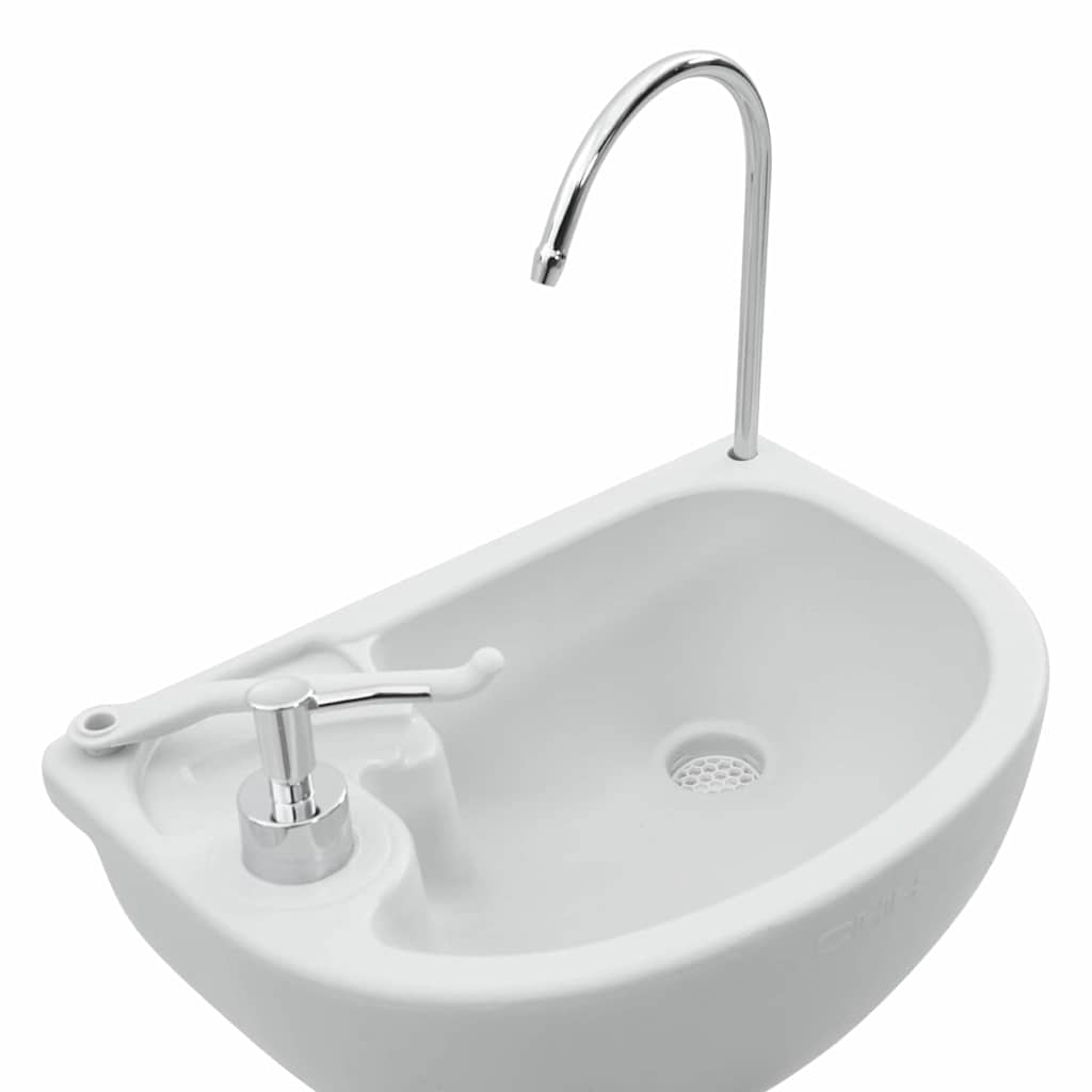 Camping Toilet Set 2 pcs Grey 50.5 x 33 x 103 cm