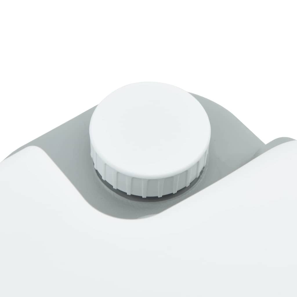 Camping Toilet Manual Grey and White 41.5 x 36.5 x 37.5 cm