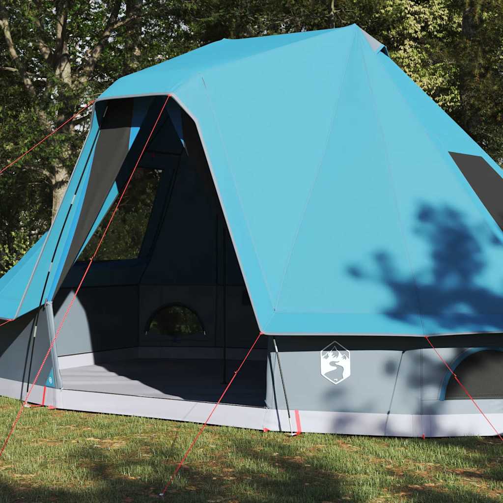 Tipi Tent with Roof Blue 466 x 310 x 240 cm Taffeta