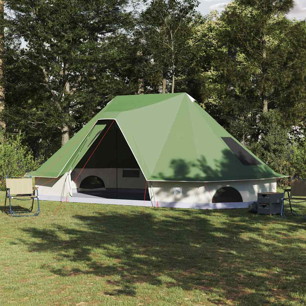 Tipi Tent with Roof Green 680 x 430 x 270 cm Taffeta