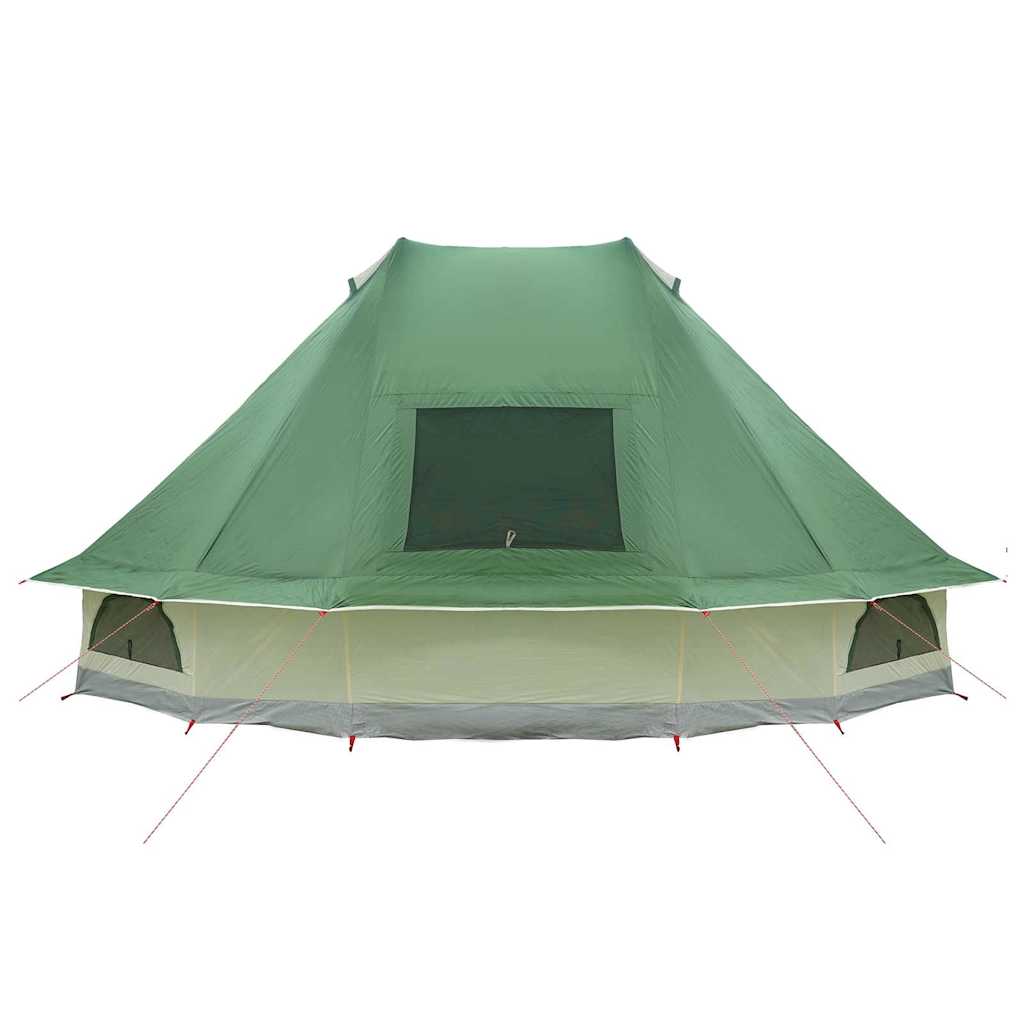 Tipi Tent with Roof Green 680 x 430 x 270 cm Taffeta