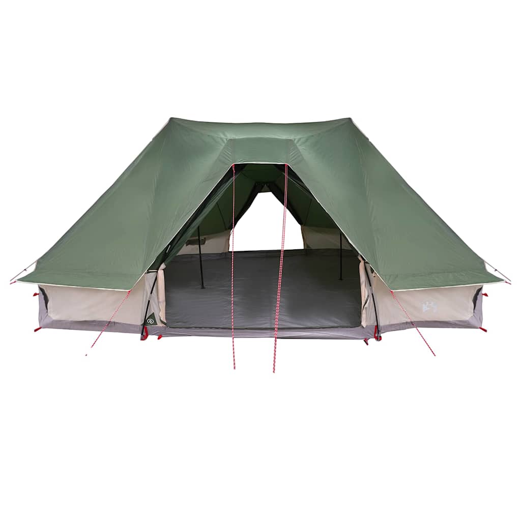 Tipi Tent with Roof Green 680 x 430 x 270 cm Taffeta