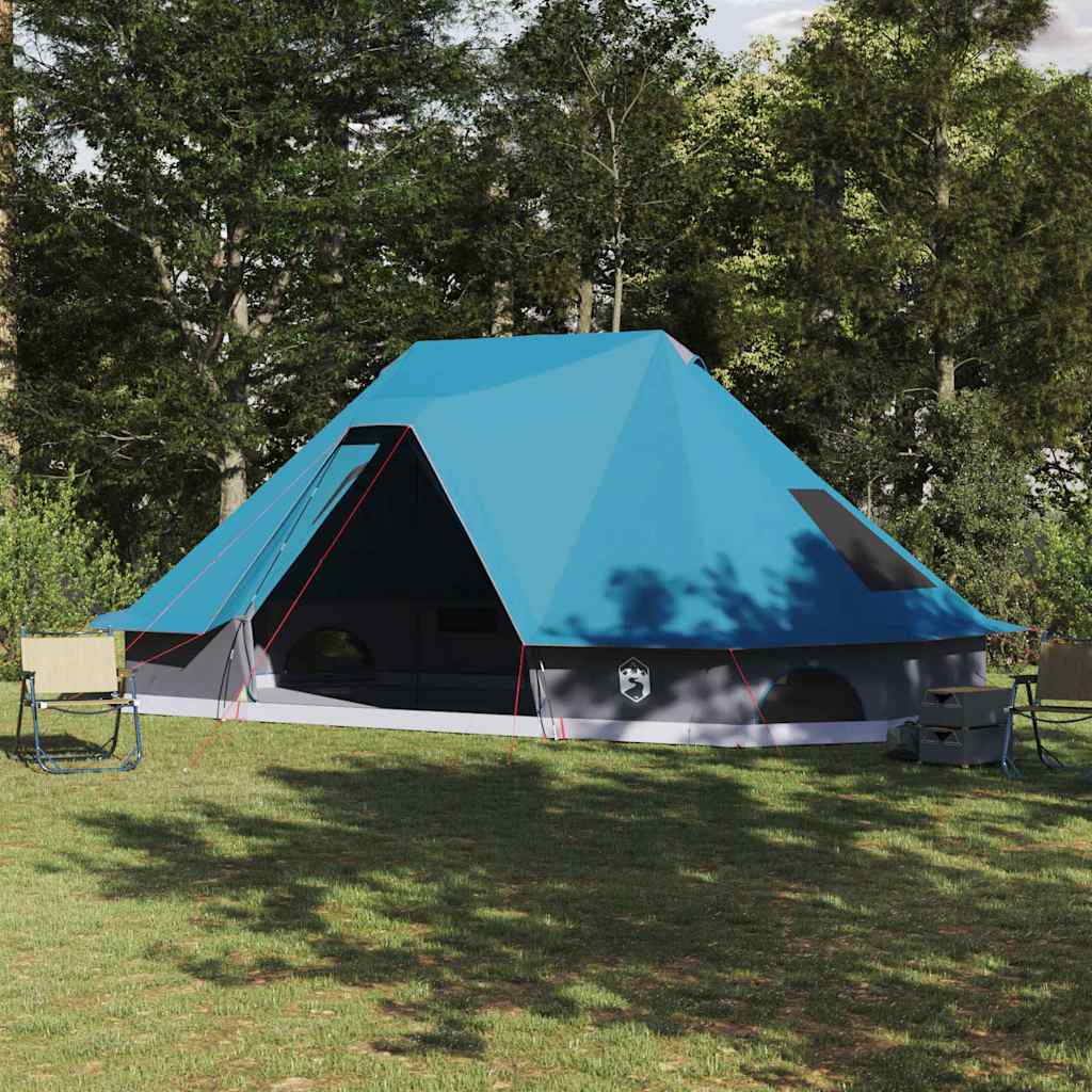 Tipi Tent with Roof Blue 680 x 430 x 270 cm Taffeta