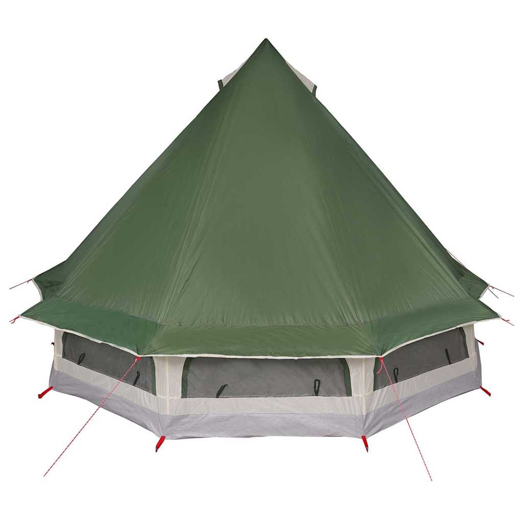 Tipi Tent with Roof Green 404 x 370 x 270 cm Taffeta