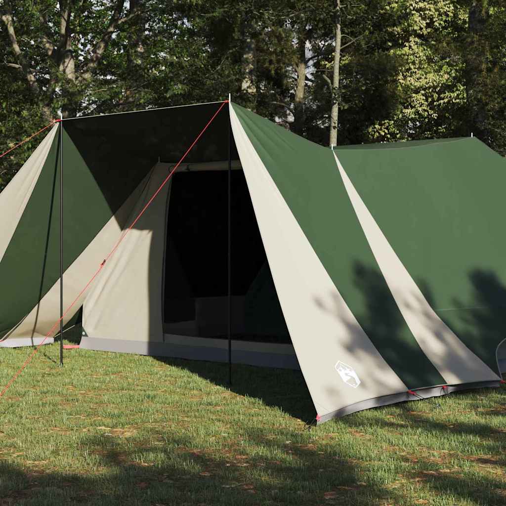 Tipi Tent with Roof Green 660 x 456 x 200 cm Taffeta