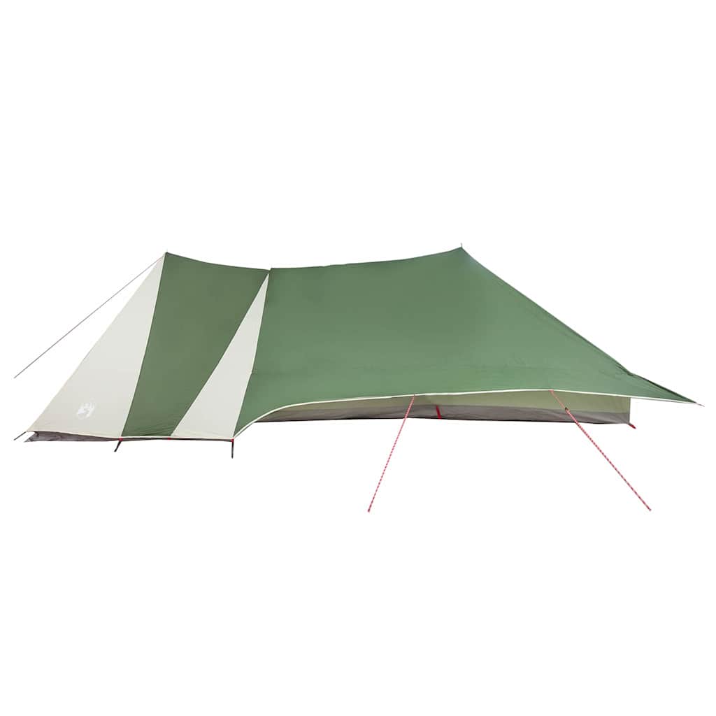 Tipi Tent with Roof Green 660 x 456 x 200 cm Taffeta
