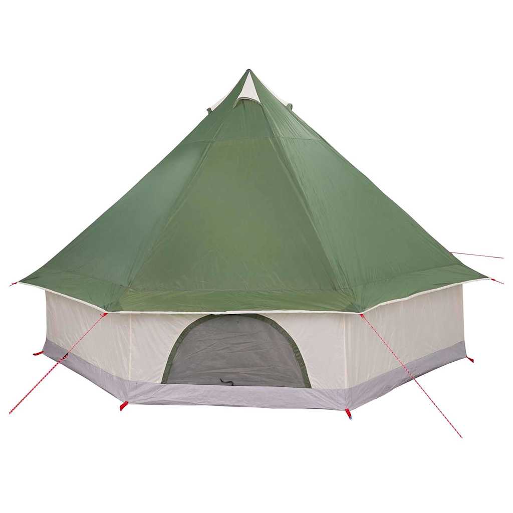 vidaXL Family Tipi Tent Folding Manual Green, Beige 400 x 346 x 250 cm