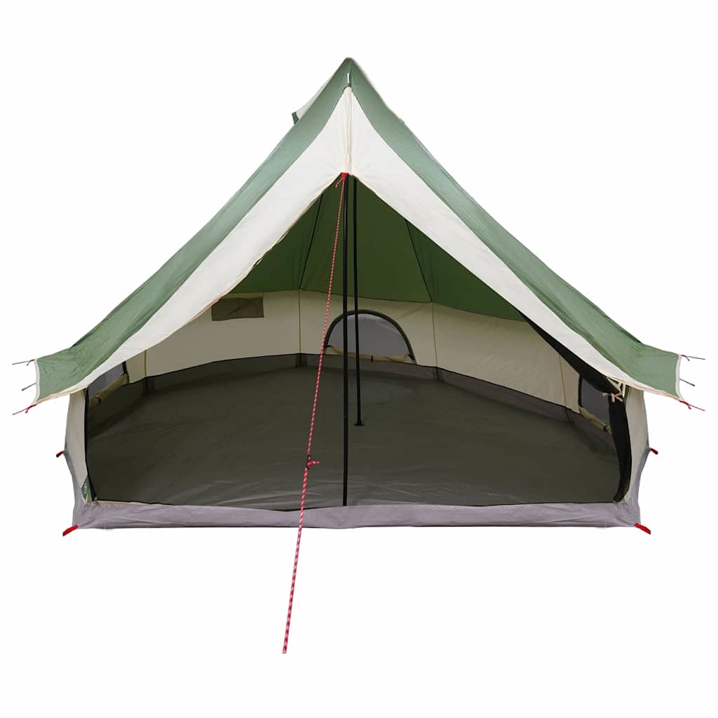 vidaXL Family Tipi Tent Folding Manual Green, Beige 400 x 346 x 250 cm