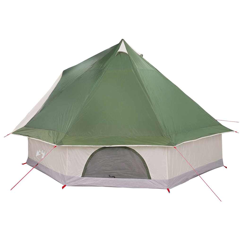 vidaXL Family Tipi Tent Folding Manual Green, Beige 400 x 346 x 250 cm