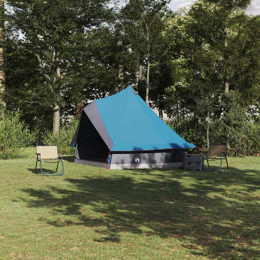 Tipi Tent with Roof Blue 400 x 346 x 250 cm Taffeta