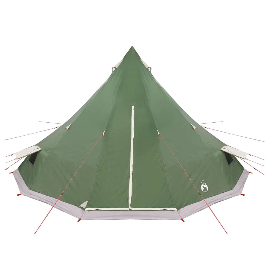 Tipi Tent with Roof Green 560 x 560 x 300 cm Taffeta