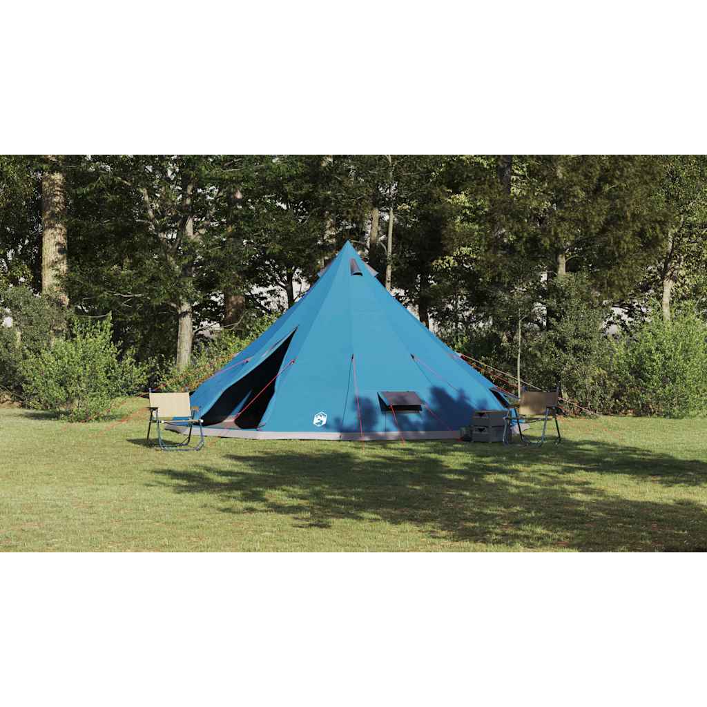 Tipi Tent with Roof Blue 560 x 560 x 300 cm Taffeta