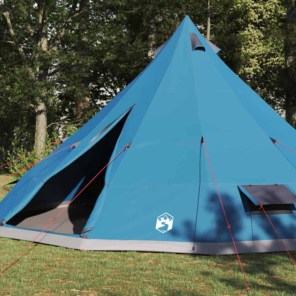 Tipi Tent with Roof Blue 560 x 560 x 300 cm Taffeta