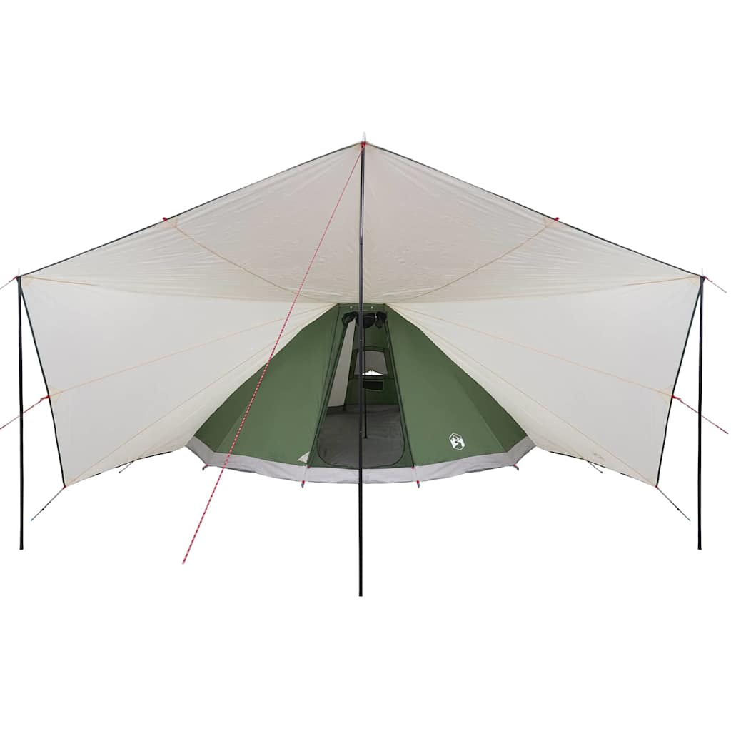 Tipi Tent with Roof Green 510 x 690 x 330 cm Taffeta