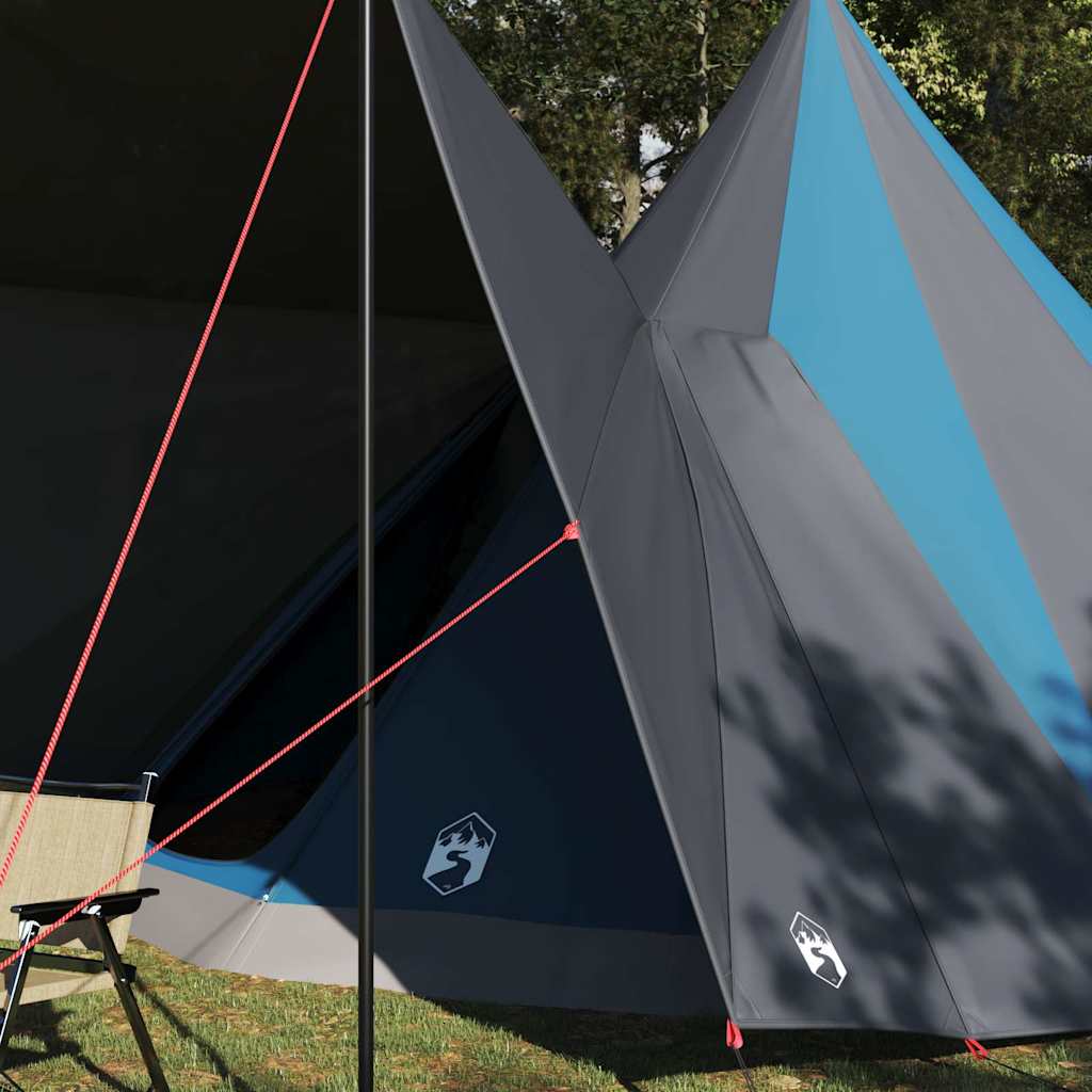 Tipi Tent with Roof Blue 510 x 690 x 330 cm Taffeta