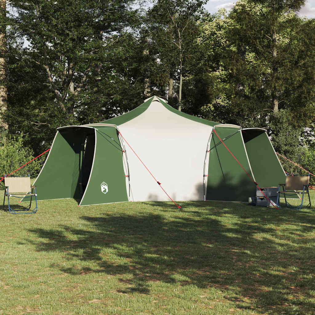 Tipi Tent with Roof Green 492 x 492 x 275 cm Taffeta