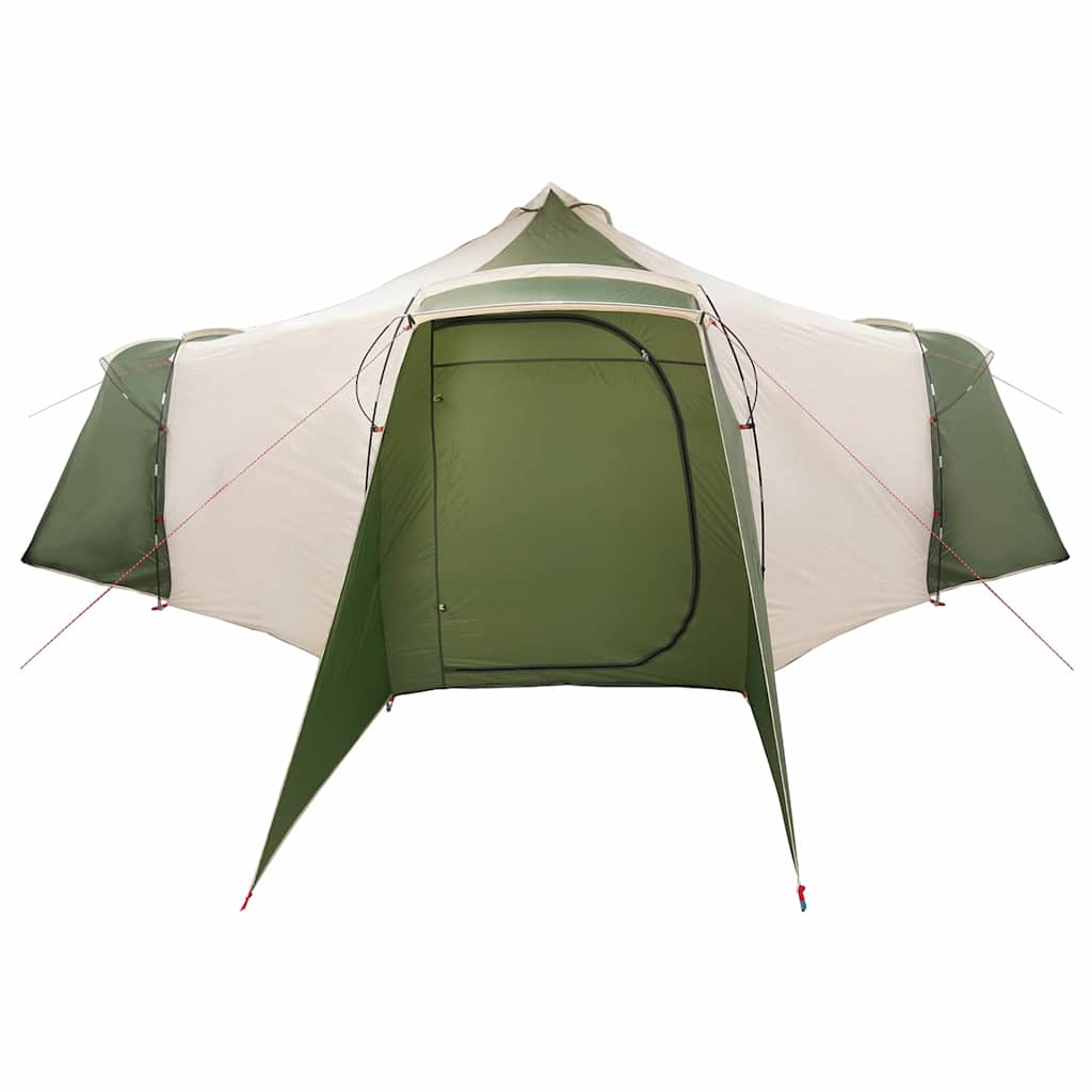 Tipi Tent with Roof Green 492 x 492 x 275 cm Taffeta